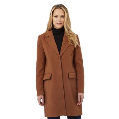 The Collection Brown single breasted coat